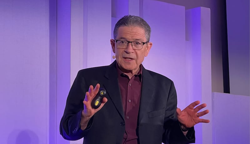 Duke researcher Harold Koenig speaks at BYU's Religious Freedom Annual Review in Provo, Utah, on Tuesday, June 17, 2025.