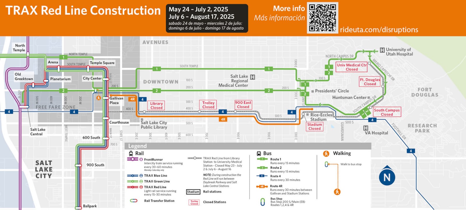 Why UTA is drastically shifting TRAX Red Line service for most of the ...