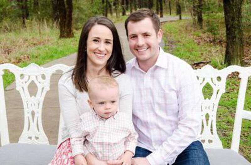 Jacob Cosby, Lauren Anderson Cosby and their son, Daniel.