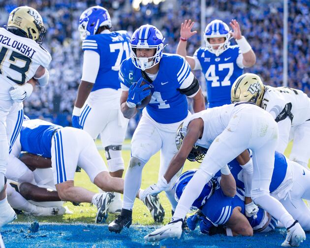 Here's why BYU junior running back LJ Martin chose to go through Senior Day activities Saturday although he still has a year of eligibility remaining