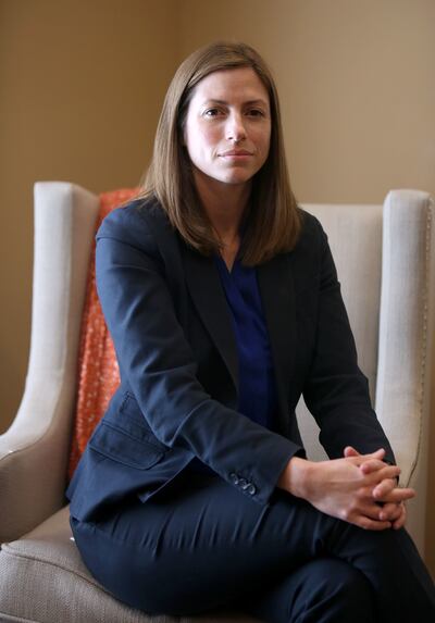 Jordan Rullo, a board certified clinical health psychologist and AASECT certified sex therapist, poses for a portrait in her office at Aspen Grove Counseling in Salt Lake City on Friday, July 13, 2018.