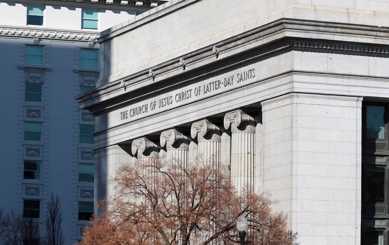 The Church of Jesus Christ of Latter-day Saints’ Church Administration Building in Salt Lake City on Wednesday, Feb. 19, 2020.