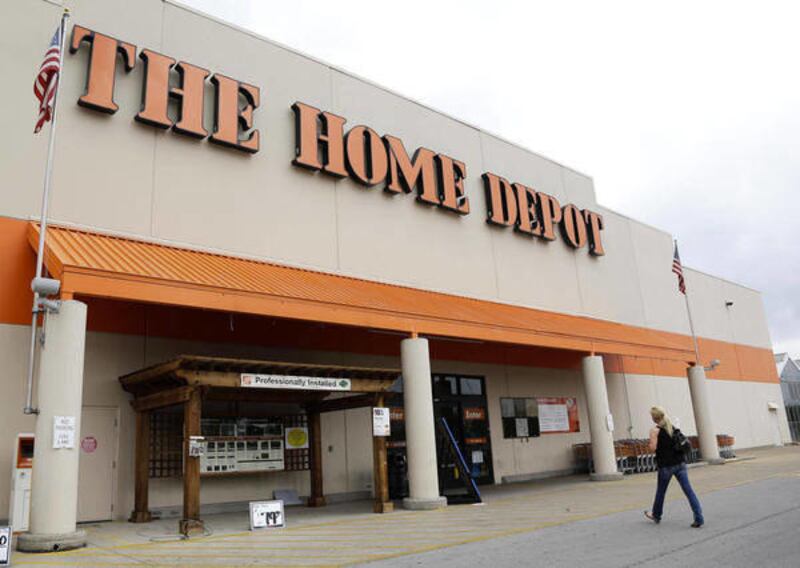 In this Aug. 14, 2012 file photo, a customer walks toward a Home Depot in Nashville, Tenn. Home Depot on Monday, Sept. 8, 2014 confirmed that its payment systems have been hacked in a data breach that could affect millions of shoppers who used credit and