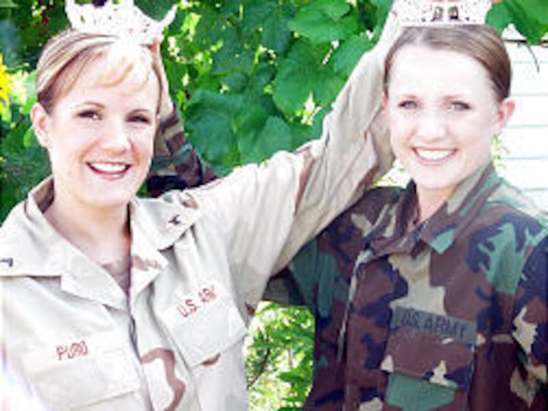 Tiara Puro, left, follows in sister Tambra's footsteps as the recently crowned Miss Duchesne County.