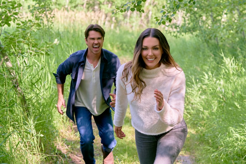 Corey Sevier and Taylor Cole in ‘Pumpkin Everything.’