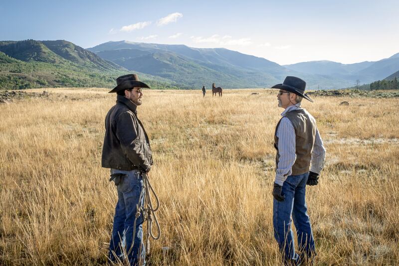 A still from the Paramount+ series “Yellowstone.”