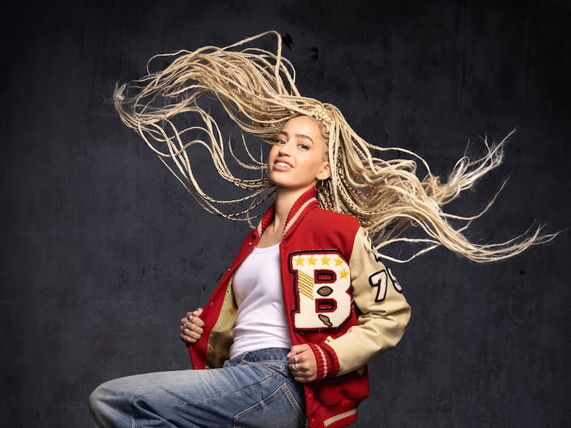 Monroe, a 17-year-old singer from Utah, is representing France in the 70th annual Eurovision Song Contest.