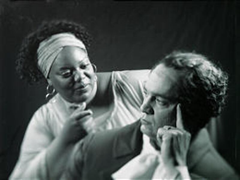 Angela Winston is Sister Soul and Randy Porter is Parley P. Pratt in "Parley P. Pratt's Great Escape," which runs Aug. 16-19 at BYU.