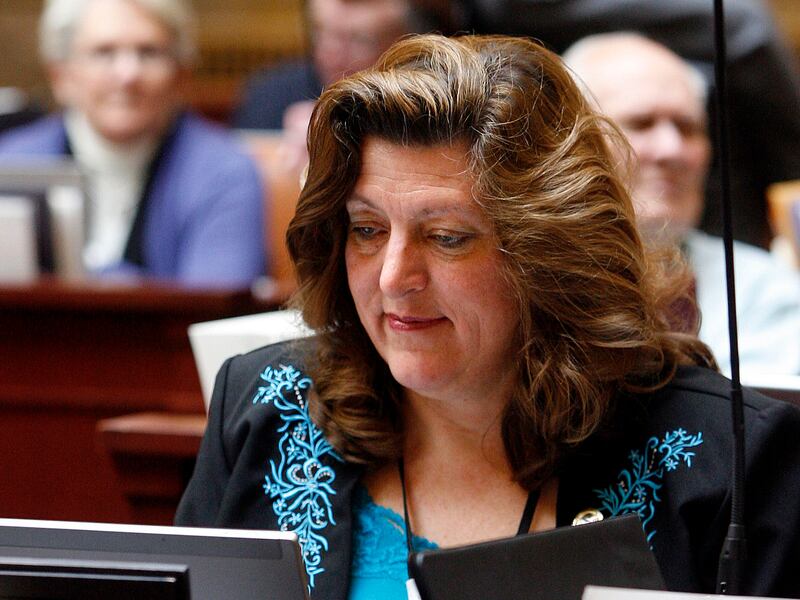 Holly Richardson works at the Capitol.