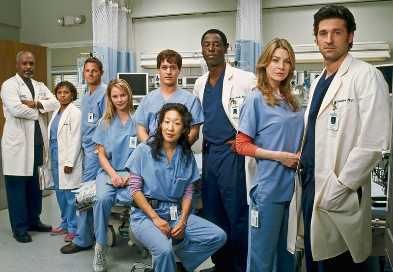 101962_R003_0031 — GREY’S ANATOMY - “Grey’s Anatomy” focuses on young people struggling to be doctors and doctors struggling to stay human. It’s the drama and intensity of medical training mixed with the funny, sexy, painful lives of interns who are about to discover that neither medicine nor relationships can be defined in black and white. Real life only comes in shades of grey. (Submission date: 03/23/2005)