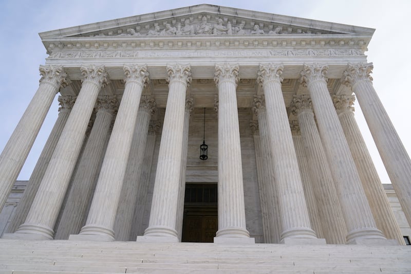 The U.S. Supreme Court in Washington is pictured on Wednesday, Jan.19, 2022.