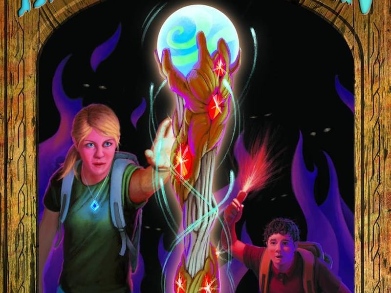 Book cover of "The Guardians of the Hidden Scepter" by Frank L. Cole and published by Cedar Fort.