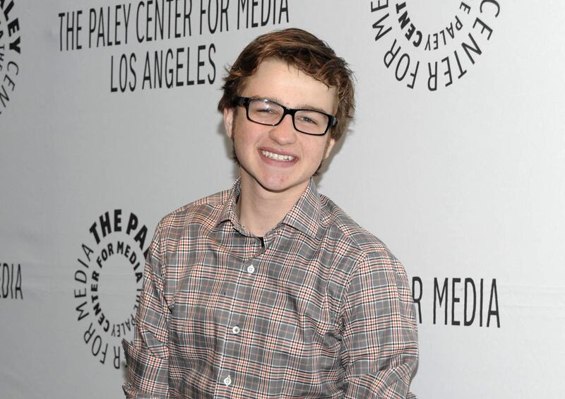 FILE - In this March 12, 2012 file photo, actor Angus T. Jones arrives at the Paleyfest panel discussion of the television series "Two and a Half Men" in Beverly Hills, Calif. Jones, the teenage actor who plays the half in the hit CBS comedy "Two and a Ha