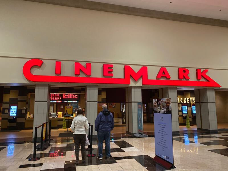 A photo of the Cinemark movie theater in Hadley, Mass., where I spent almost every weekend of my high school life.