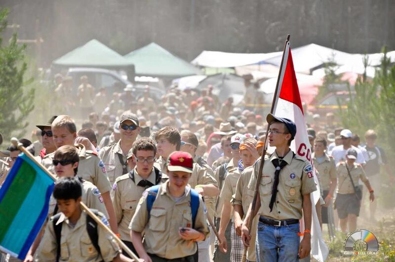 Image from 2012 LDS Scout encampment outside Spokane, Wash. Photo by Gibby Images.