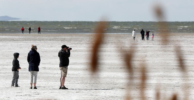 Great Salt Lake in April 2020.