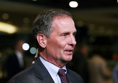Rep. Chris Stewart, R-Utah, is interviewed during the Utah Republican election night party at the Vivint Smart Home Arena in Salt Lake City on Tuesday, Nov. 6, 2018.