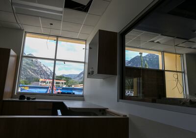 Sunlight pours through new windows along the east side of Granite Elementary School in Sandy on Friday, Aug. 9, 2019. The school underwent renovations this summer to increase safety and give the aging building a face-lift.