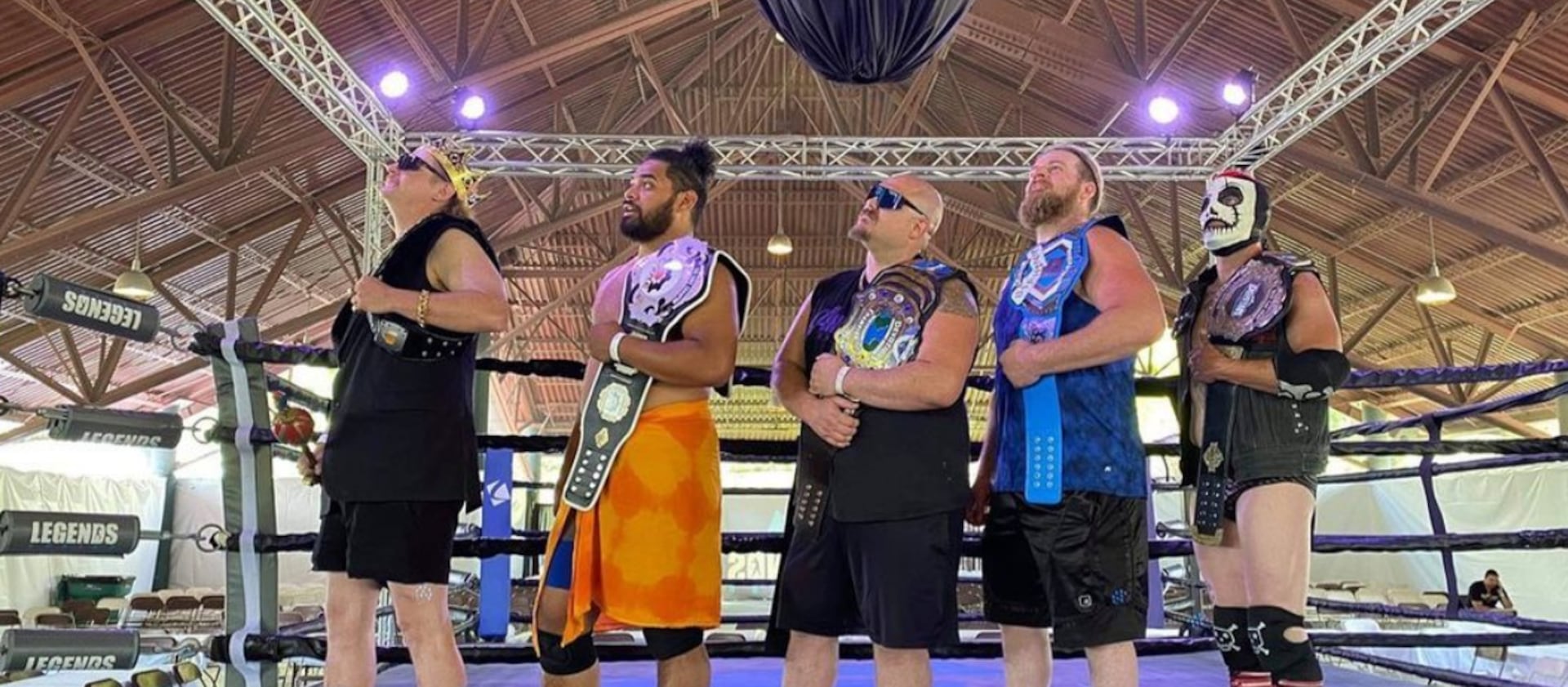 The champions of DCW appearing at Fitcon.