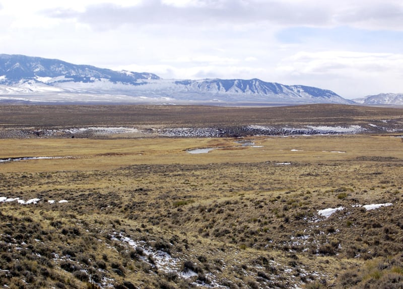 The plains of Wyoming in the general area where Ephraim Hanks found and assisted the struggling members of the Edward Martin Handcart Company of 1856.