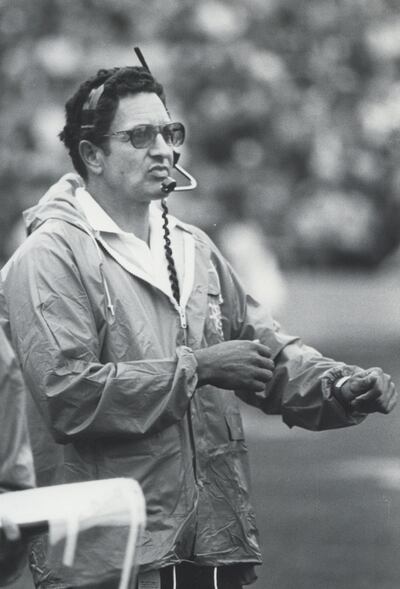 Former BYU defensive coordinator Ken Schmidt on the sidelines during his coaching days. The longtime Cougars assistant died Monday, July 29, 2024.