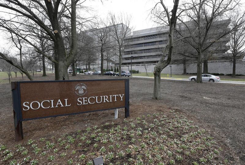 In this Friday, Jan. 11, 2013 file photo, the Social Security Administration's main campus is seen in Woodlawn, Md. U.S.