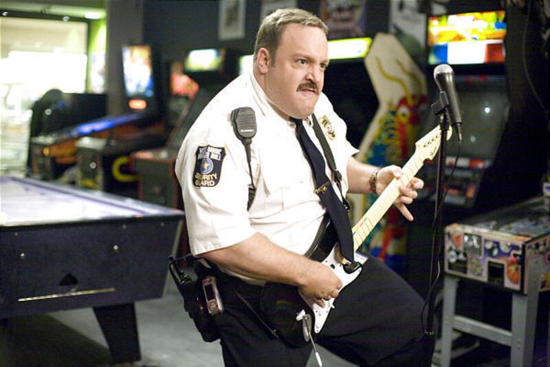 Kevin James as title character in "Paul Blart: Mall Cop."