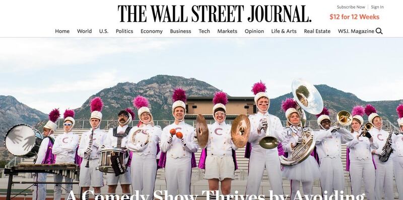 "Studio C," a show featuring clean comedy troupe from Brigham Young University, airs on BYUtv.