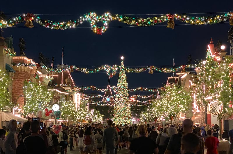 Main Street U.S.A. at Disneyland in California.