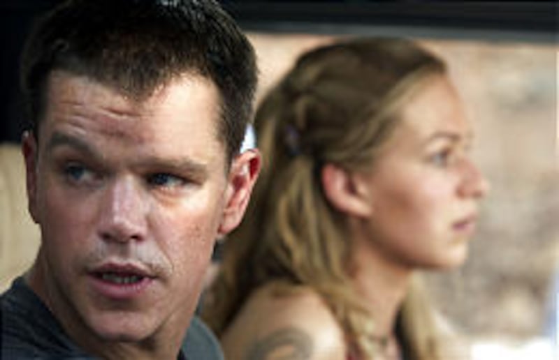 Matt Damon, as Jason Bourne, and Marie, played by Franka Potente, find themselves on the run \\\\— again.