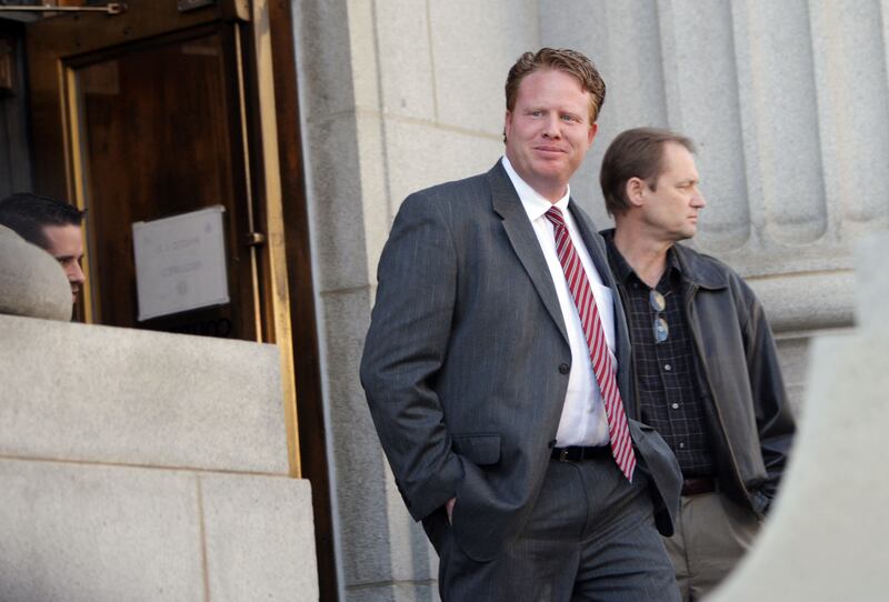 Jeremy Johnson leaves federal court in Salt Lake City on  Feb. 1, 2013.