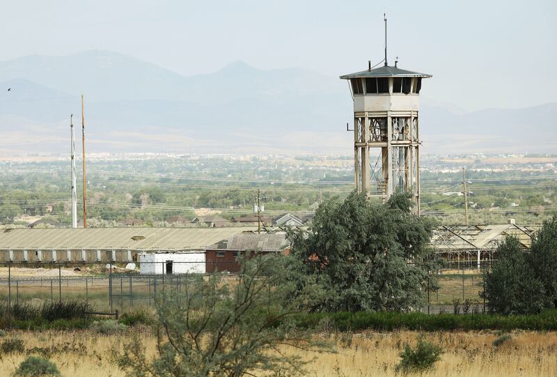 The old Utah State Prison in Draper is pictured.