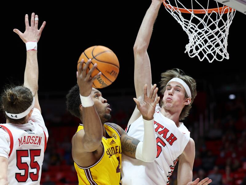 Eight players from the Utes’ 2021-22 roster are returning in 2022-23, including Branden Carlson and Gabe Madsen.