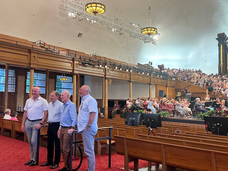 Andrew Kyle, Jim McArthur, Mike Naulty and Rod Sturrock are pictured