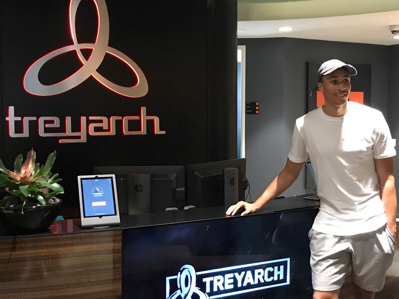 Utah Jazz guard Dante Exum visited Treyarch Studios in Santa Monica, Calif. on Aug. 29 for a firsthand look at Call of Duty: Black Ops 4, which releases on Oct. 12.