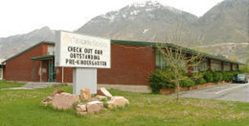 The Meridian School is only a few blocks from the BYU campus. Owners of the property plan eventually to build student housing on the site.