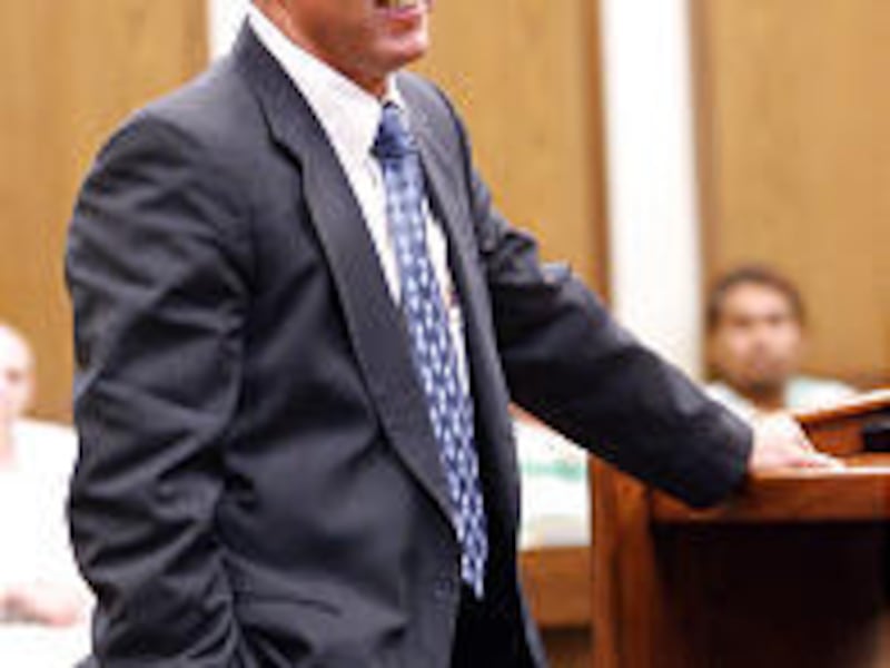 Rodney Holm appears in 5th District Court Thursday in St. George.