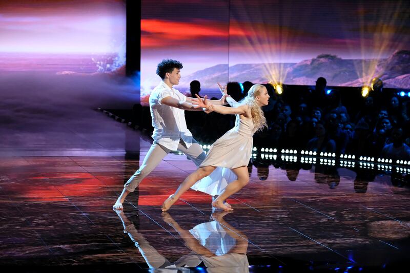 Springville dance duo Charity and Andres competing in the Cut round of "World of Dance."