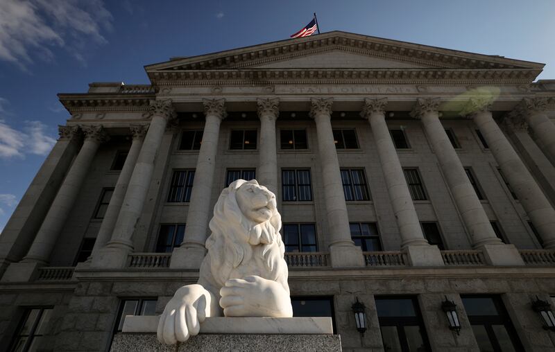 The Capitol is pictured in Salt Lake City, on Wednesday, Feb. 8, 2023.