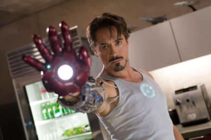 Robert Downey Jr. stars as billionaire industrialist Tony Stark aka Iron Man in “Iron Man.”