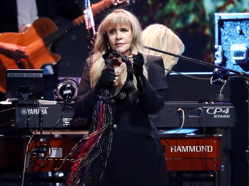 Stevie Nicks of the band Fleetwood Mac performs at the 2018 iHeartRadio Music Festival Day 1 held at T-Mobile Arena on Friday, Sept. 21, 2018, in Las Vegas. Nicks will join Def Leppard, Janet Jackson, Radiohead, the Cure, Roxy Music and the Zombies as new