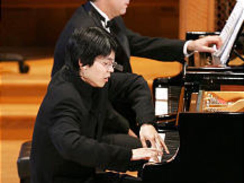 Kuok-Wai Lio, from Hong Kong, is the winner of the Gina Bachauer piano competition Saturday.