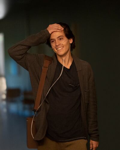 Cole Sprouse in "Five Feet Apart," released by CBS Films and Lionsgate.