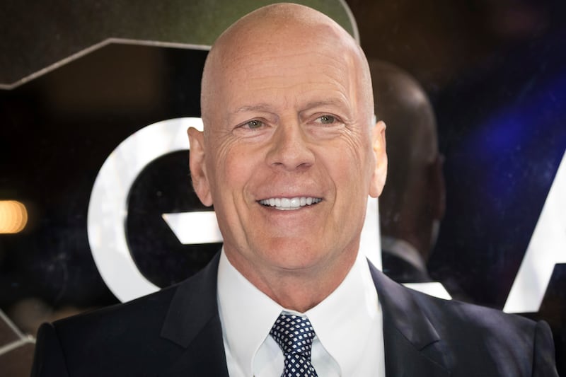 Actor Bruce Willis poses for photographers upon arrival at the premiere of the film ‘Glass’, in London in 2019.