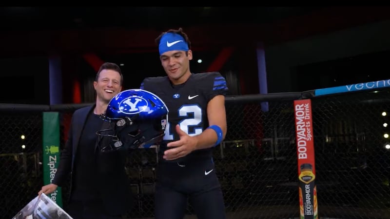 BYU will wear a black and royal uniform for the Cougars’ game against Notre Dame this Saturday.