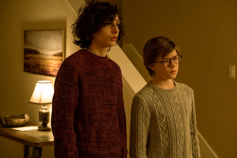 Finn Wolfhard as young Boris and Oakes Fegley as young Theo Decker in Warner Bros. Pictures’ and Amazon Studios’ drama, “The Goldfinch,” a Warner Bros. Pictures release.