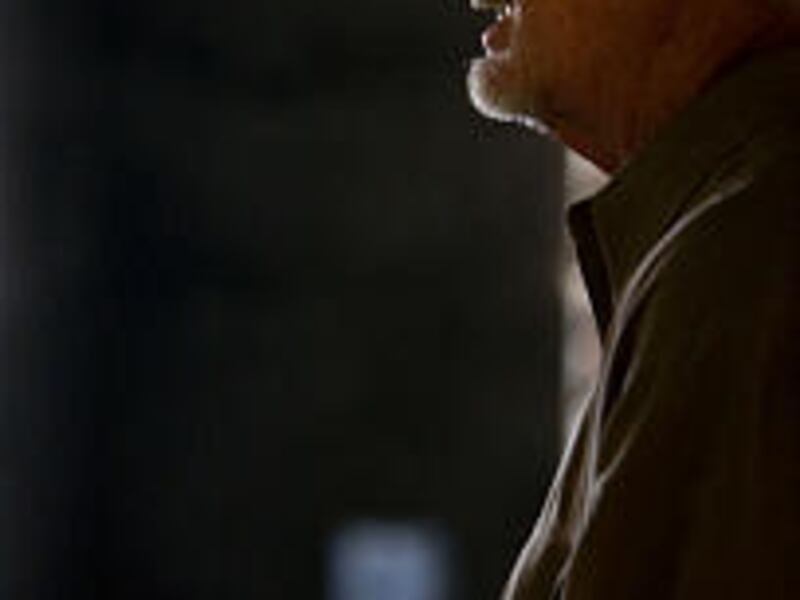 Denzel Washington is former CIA assassin John Creasy, who is trying to find a kidnapped child in "Man on Fire." Here, he makes a call after cornering two of the kidnappers (Gero Camilo and Rosa Maria Hernandez).