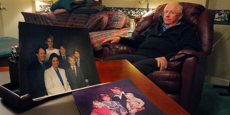 Roy Bosley sits in his office with a few old family photos at his Ogden home on Tuesday, Oct. 17, 2017.