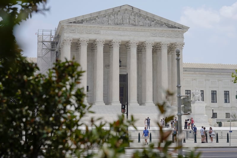 The U.S. Supreme Court on Capitol Hill in Washington.