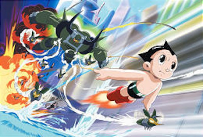 "Astro Boy" is a robot built as if he were a 9-year-old boy.
